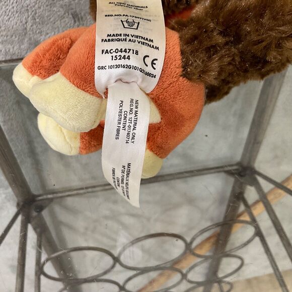 Disney Store Fifi the Pekingese Minnie Mouse's Pet Dog plush 6” brown - Picture 4 of 8